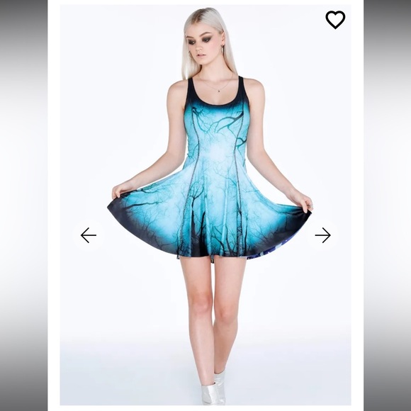 BlackMilk MIDNIGHT FOREST VS SO CUTE I COULD DIE INSIDE OUT DRESS - Picture 1 of 4